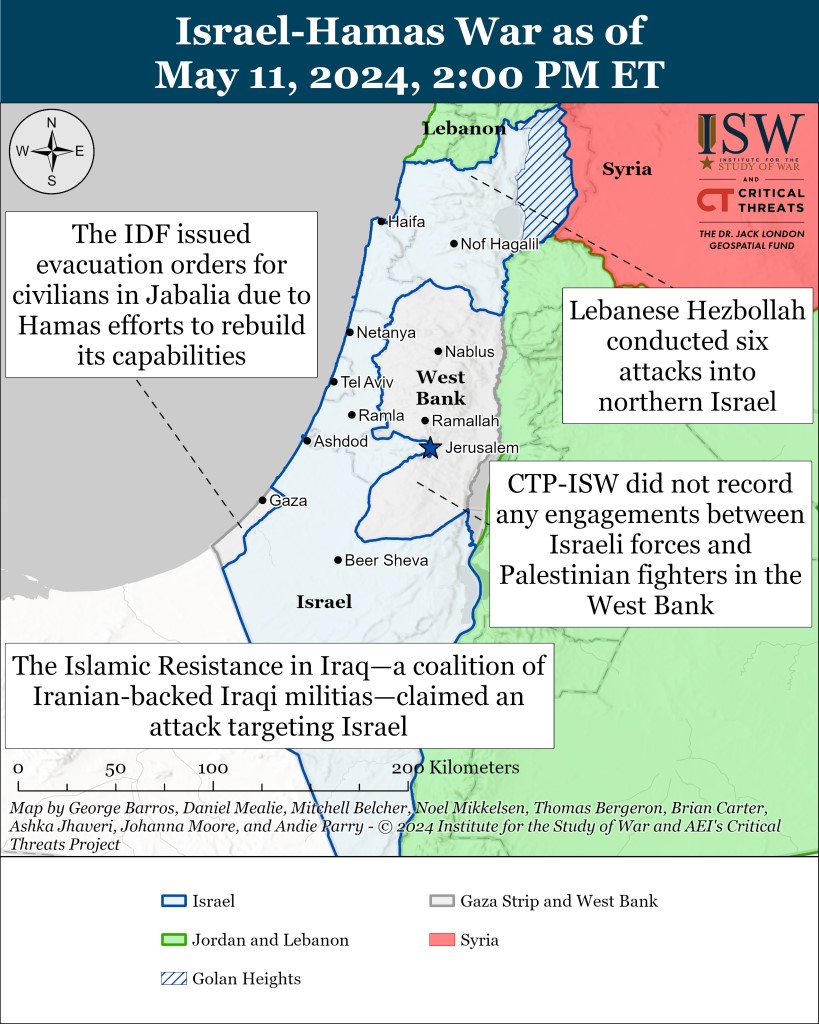 Gaza-map-of-IDF-attacks-during-mid-May-2024-819x1024
